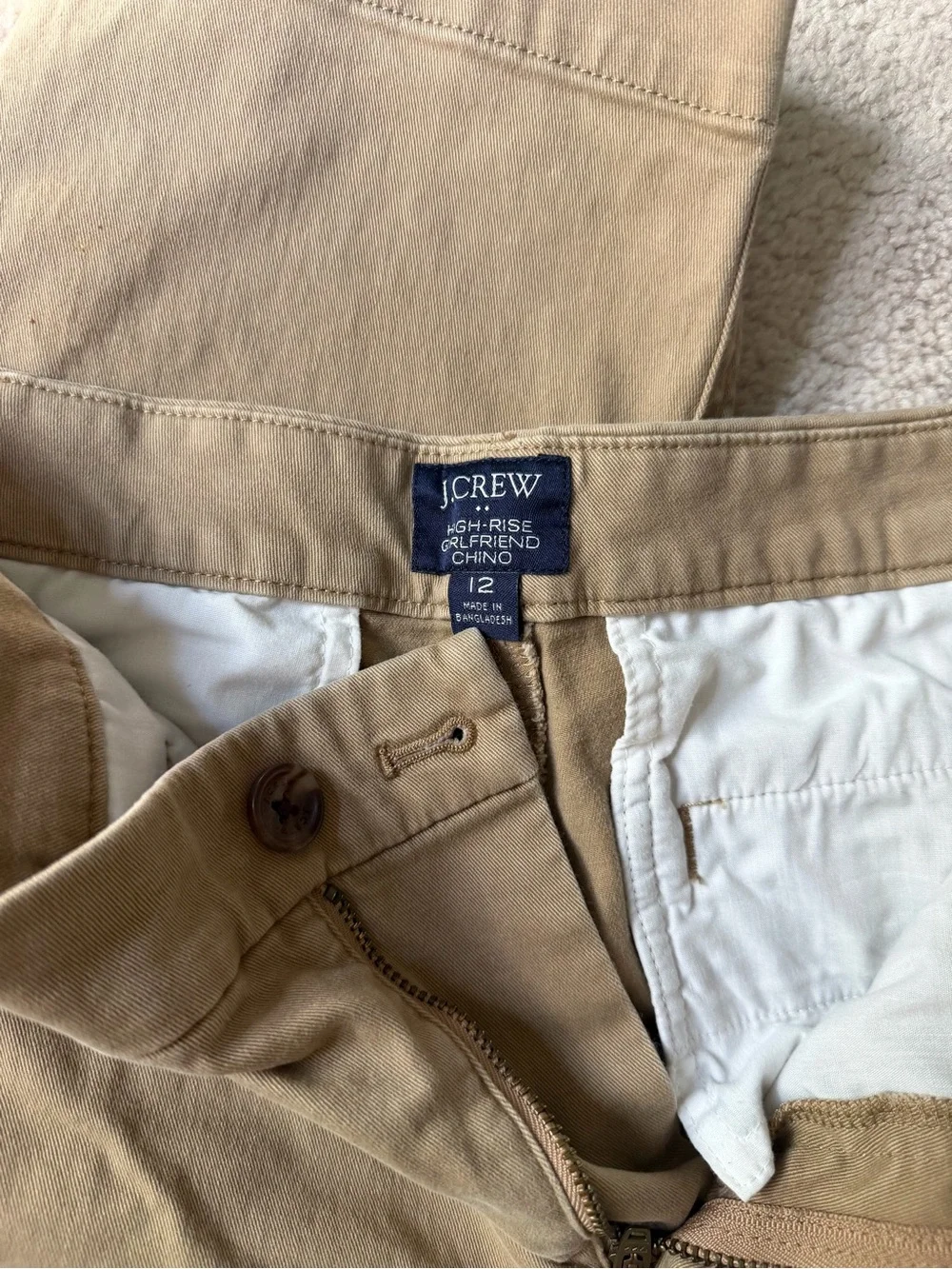 J. Crew Women’s Tan Chino Pants